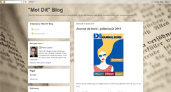 Desktop Screenshot of motditblog.blogspot.com