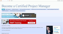 Desktop Screenshot of getpmpcertified.blogspot.com