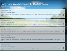 Tablet Screenshot of hkdigit-weather.blogspot.com