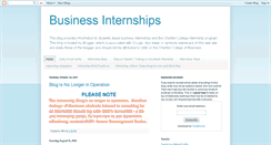 Desktop Screenshot of businessinternships.blogspot.com