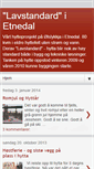 Mobile Screenshot of lavstandardhytteietnedal.blogspot.com