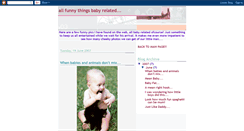 Desktop Screenshot of funnybabypics.blogspot.com