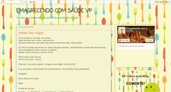 Desktop Screenshot of emagrecendocomsaudevp.blogspot.com