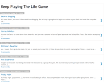 Tablet Screenshot of keepplayingthelifegame.blogspot.com