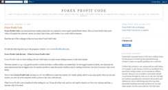 Desktop Screenshot of forexprofitcodereview.blogspot.com