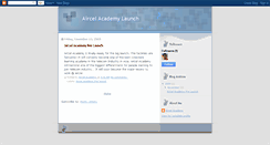 Desktop Screenshot of aircelacademy.blogspot.com
