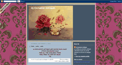 Desktop Screenshot of ajexclusiveantiques.blogspot.com