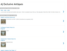 Tablet Screenshot of ajexclusiveantiques.blogspot.com