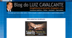 Desktop Screenshot of blogdoluizcavalcante.blogspot.com