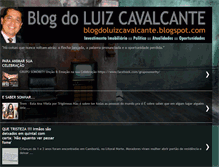 Tablet Screenshot of blogdoluizcavalcante.blogspot.com