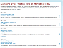 Tablet Screenshot of marketing-eye.blogspot.com