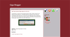 Desktop Screenshot of gigablogger.blogspot.com