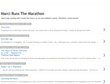 Tablet Screenshot of marcirunsthemarathon.blogspot.com