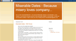 Desktop Screenshot of miserabledates.blogspot.com