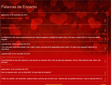 Tablet Screenshot of palavrasdeencanto.blogspot.com