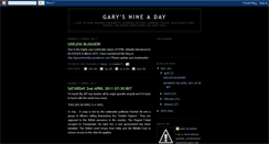 Desktop Screenshot of garysnineaday.blogspot.com