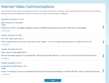 Tablet Screenshot of internetvideocommunications.blogspot.com