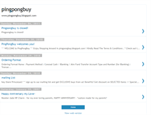 Tablet Screenshot of pingpongbuy.blogspot.com