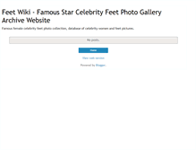Tablet Screenshot of feetwiki.blogspot.com