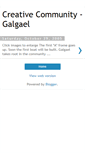 Mobile Screenshot of galgaelcommunity.blogspot.com