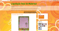 Desktop Screenshot of liquidacao-total-materiais.blogspot.com