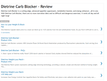 Tablet Screenshot of dietrine-carb-blocker.blogspot.com