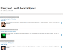 Tablet Screenshot of beautyandhealthcornersupdate.blogspot.com