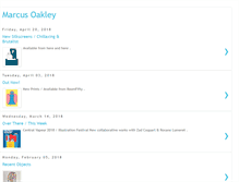 Tablet Screenshot of marcusoakley.blogspot.com