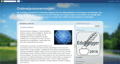 Desktop Screenshot of onderwijsvanovermorgen.blogspot.com