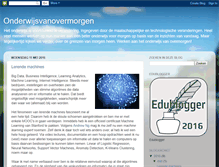 Tablet Screenshot of onderwijsvanovermorgen.blogspot.com