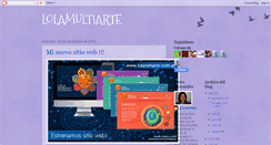 Desktop Screenshot of lolamultiarte.blogspot.com