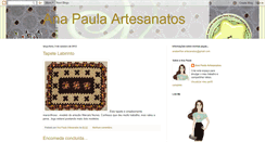Desktop Screenshot of anabertherartesanatos.blogspot.com