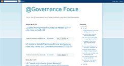 Desktop Screenshot of governancefocustwits.blogspot.com