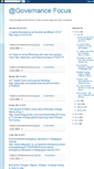 Mobile Screenshot of governancefocustwits.blogspot.com