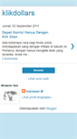 Mobile Screenshot of klikdollars.blogspot.com