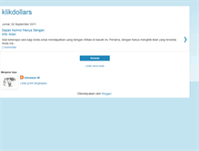 Tablet Screenshot of klikdollars.blogspot.com