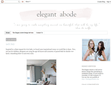 Tablet Screenshot of elegantabode.blogspot.com