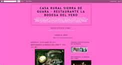 Desktop Screenshot of casaruralsierradeguara.blogspot.com