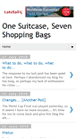 Mobile Screenshot of onesuitcasesevenshoppingbags.blogspot.com