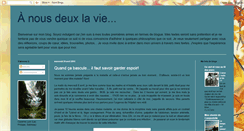 Desktop Screenshot of anousdeuxlavie.blogspot.com