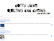 Tablet Screenshot of dottyjanedesigns.blogspot.com