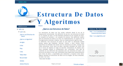 Desktop Screenshot of estructuradedatosyalgoritmos.blogspot.com