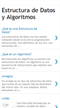 Mobile Screenshot of estructuradedatosyalgoritmos.blogspot.com