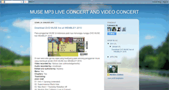 Desktop Screenshot of musemp3liveconcertandvideoconcert.blogspot.com