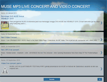 Tablet Screenshot of musemp3liveconcertandvideoconcert.blogspot.com