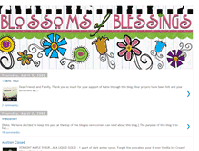 Tablet Screenshot of blossomsofblessings.blogspot.com