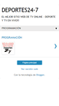 Mobile Screenshot of deportes24-7.blogspot.com