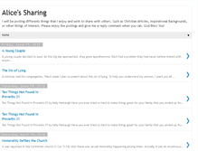 Tablet Screenshot of alicesharing.blogspot.com