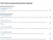 Tablet Screenshot of christcenteredscience.blogspot.com