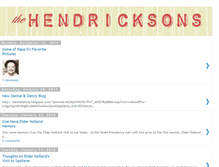 Tablet Screenshot of ddhendrickson.blogspot.com